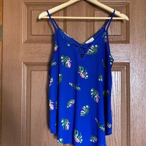 Spaghetti strap loose fitting tank